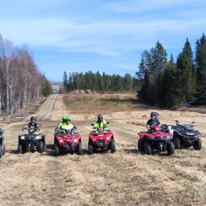 Utbildningsbevis terränghjuling i arbete